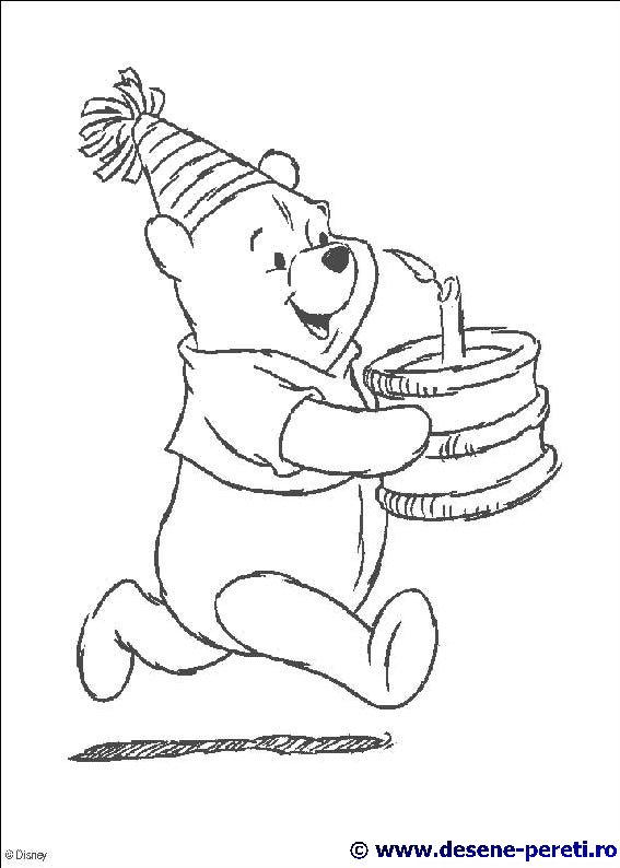 winnie the pooh desene colorat
